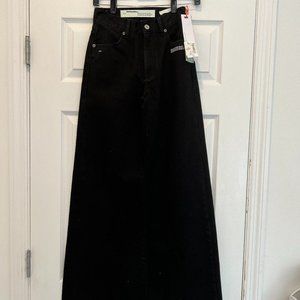 Off-White High-Rise Wide Leg Jeans NWT